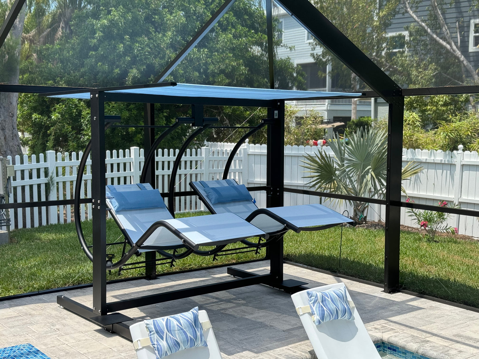 luxury Pool swing Long boat Key florida 